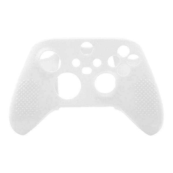 Silicone Skin, Grip Cover for Xbox Series X Controller, Gamepad - White Color