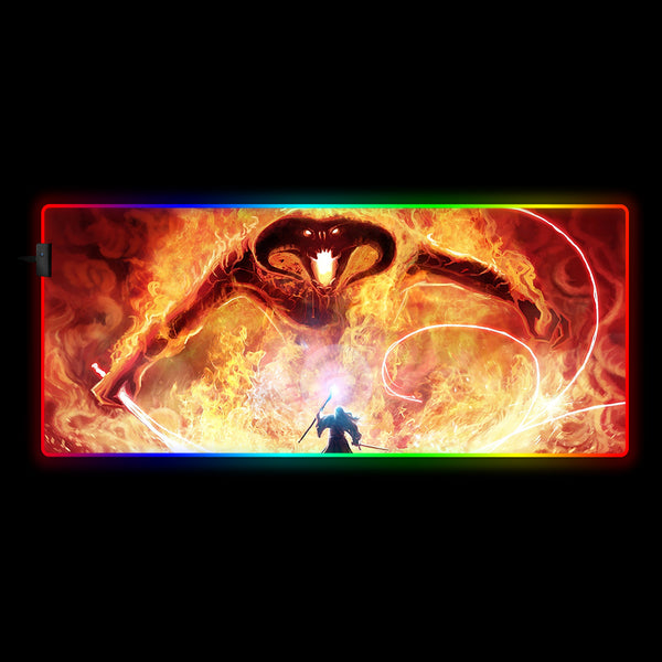 You Shall Not Pass Design RGB Mouse Pads