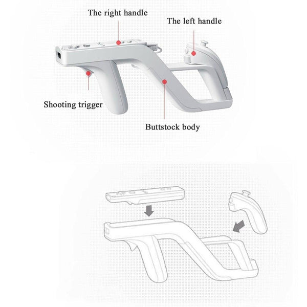 Zapper Gun for Nintendo Wii Remote Controller