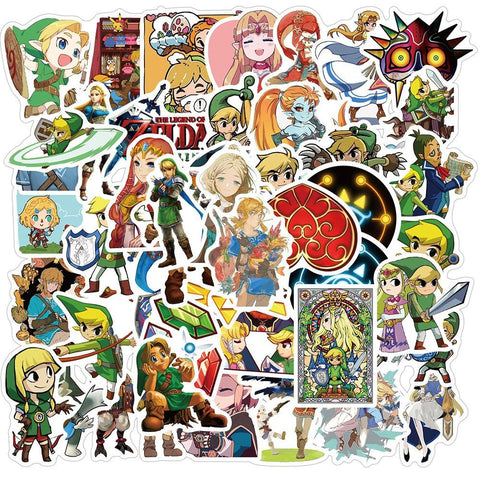 Zelda Game Stickers, Decals - 10/30/50 Piece