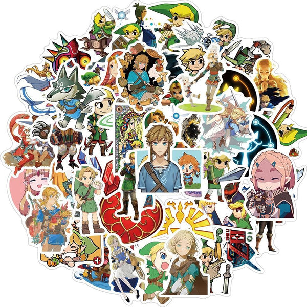 Zelda Game Stickers, Decals - 10/30/50 Piece