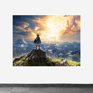Zelda Landscape Design Printed on Canvas Fabric